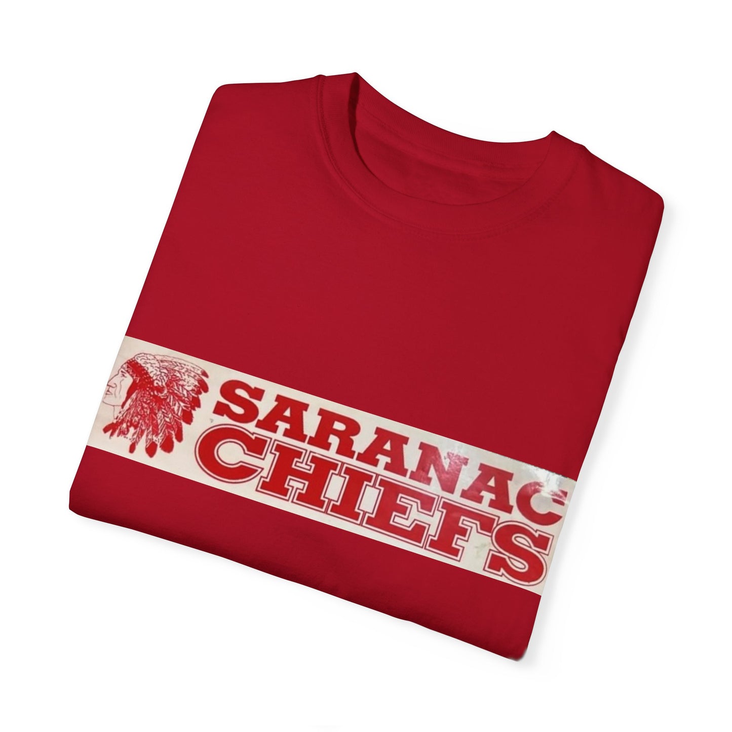 Vintage Garment-Dyed T-shirt "Forever a Saranac Chief"