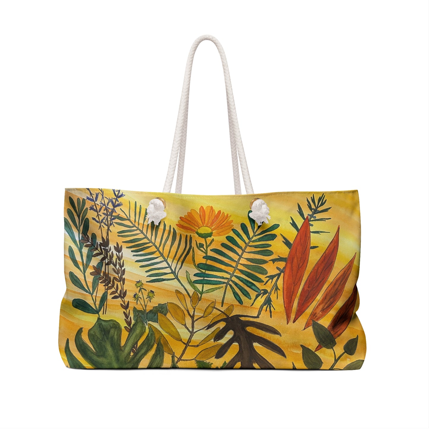 "Tropical Botanicals & Herbs" Weekender Bag
