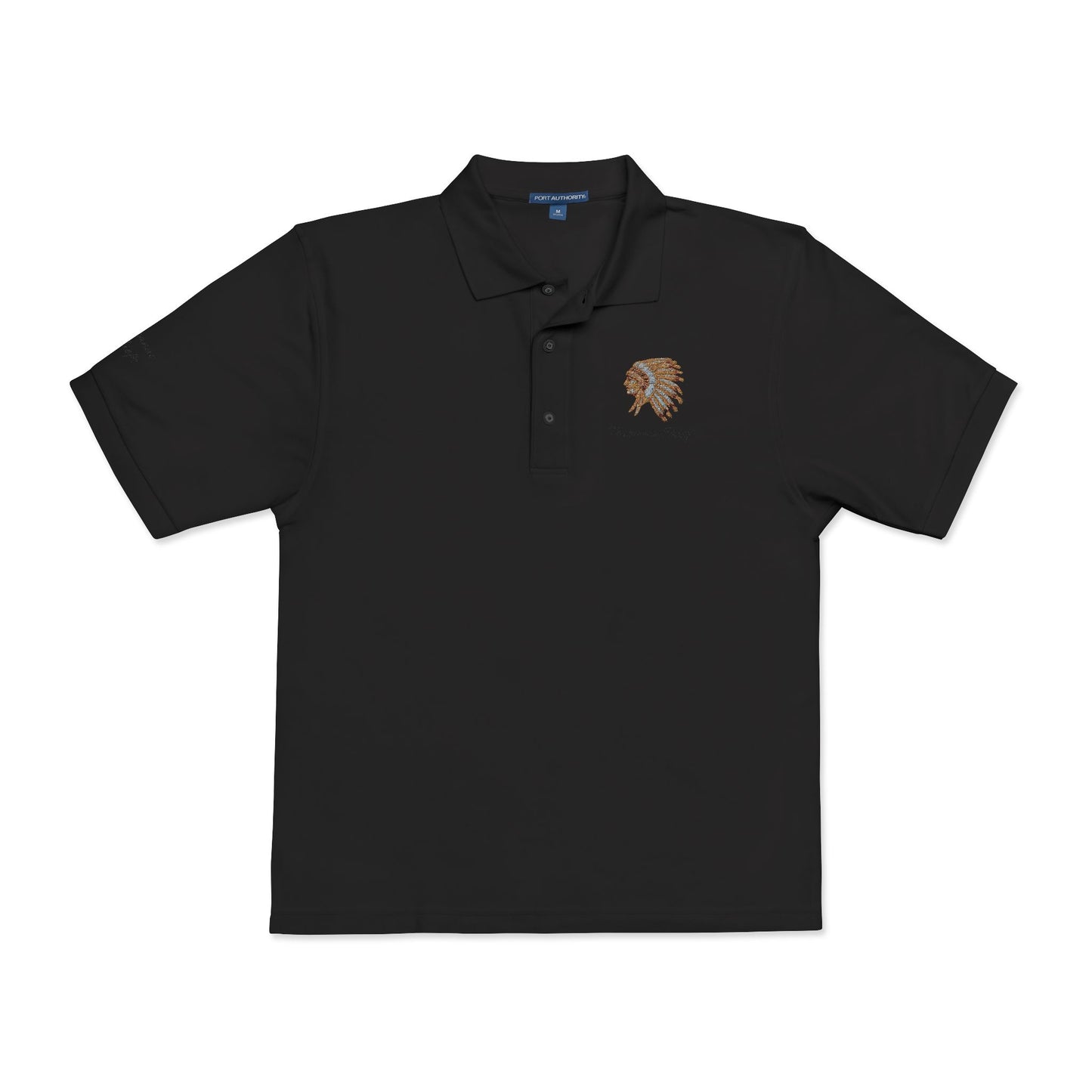 Forever a Saranac Chief - Stylish Unisex Embroidered Polo Shirt - Perfect for Casual Outings, Gift for Friends, Summer Events, Father's Day & Workwear