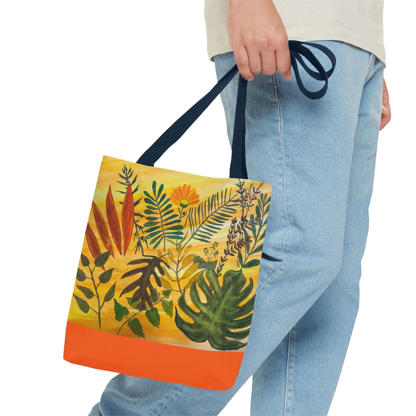 "Tropical Botanicals & Herbs" Tote Bag (AOP)