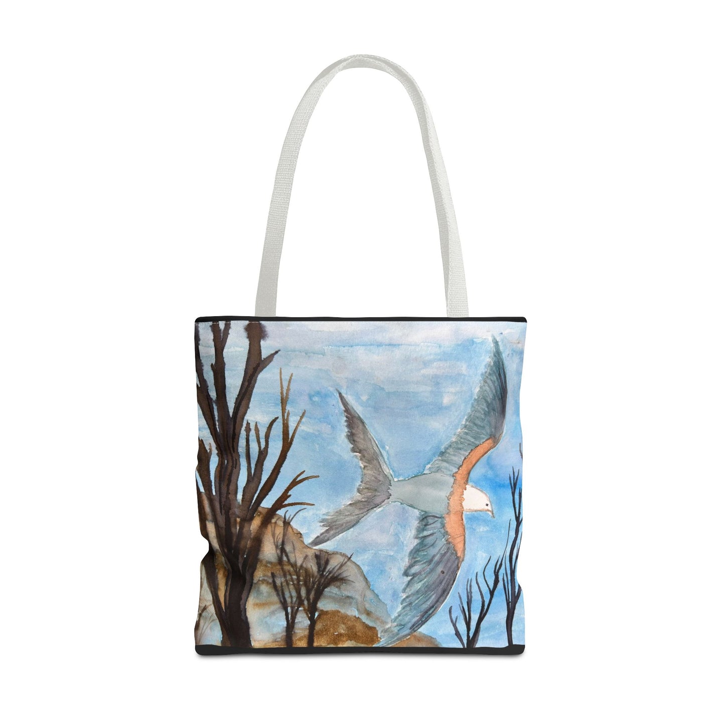 Elegant Bird Design Tote Bag, Nature Lover's Gift, Eco-Friendly Shopping Bag, Unique Art Tote, Everyday Carryall Bag