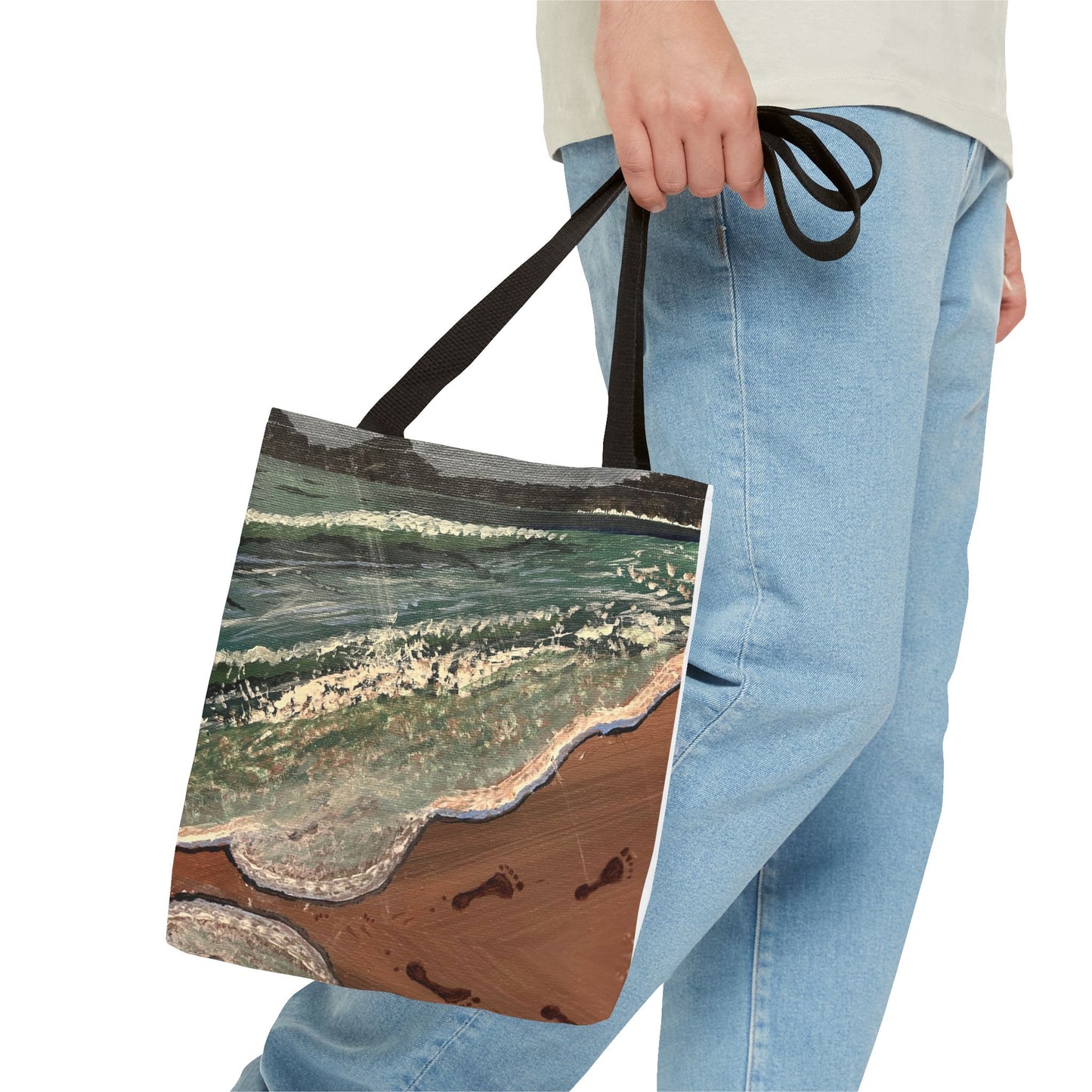 Walk on the Beach Tote Bag (AOP)