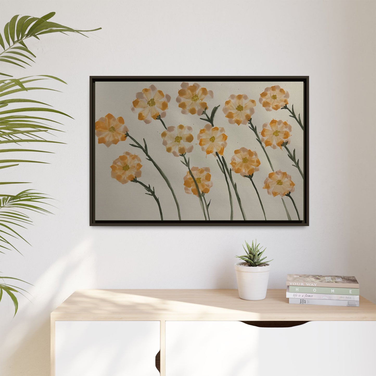 Matte Canvas, Framed (Multi-color)