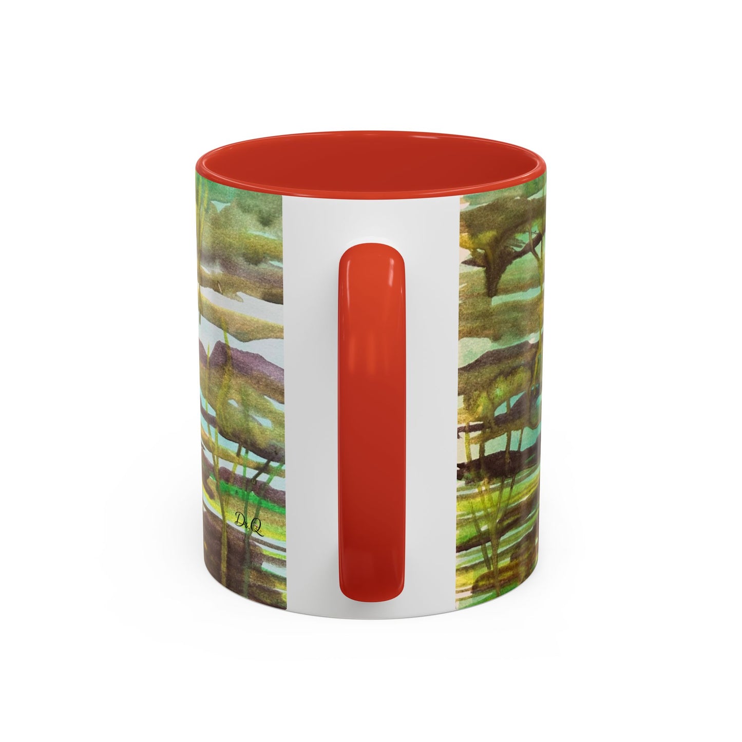 Blue Crab Under the Sea Accent Coffee Mug — Nautical Ocean Ceramic Mug (11/15oz)