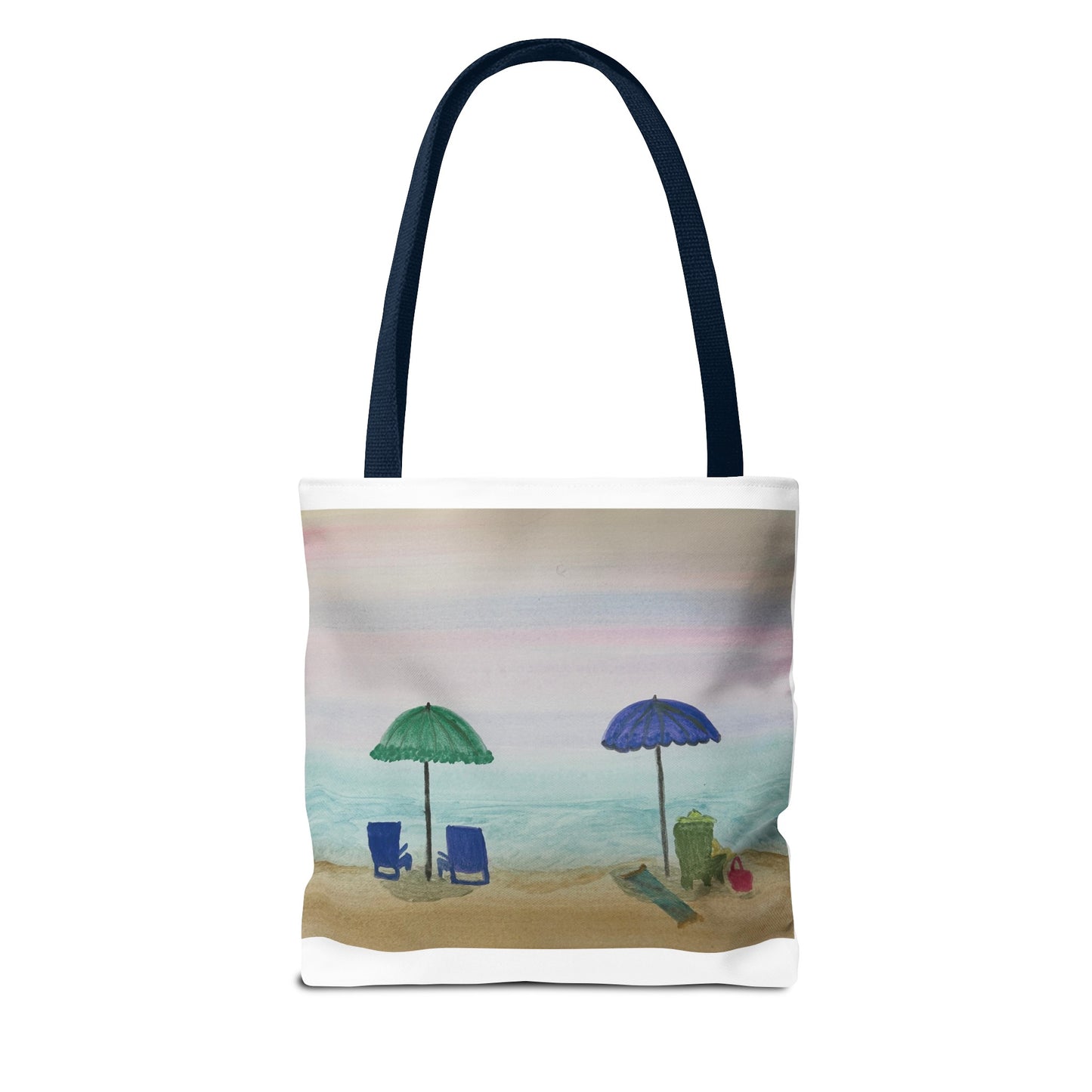 Beach Umbrellas Tote Bag (AOP)