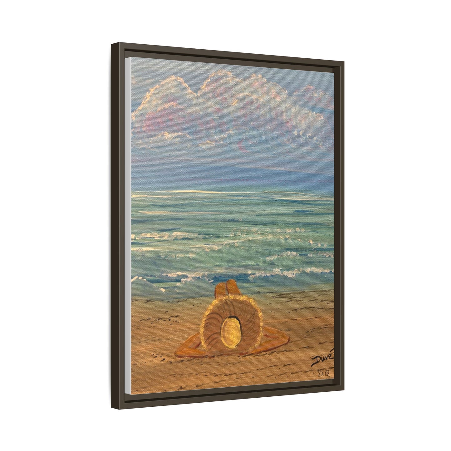 Canvas Print - 'Golden Rays' Beach Print
