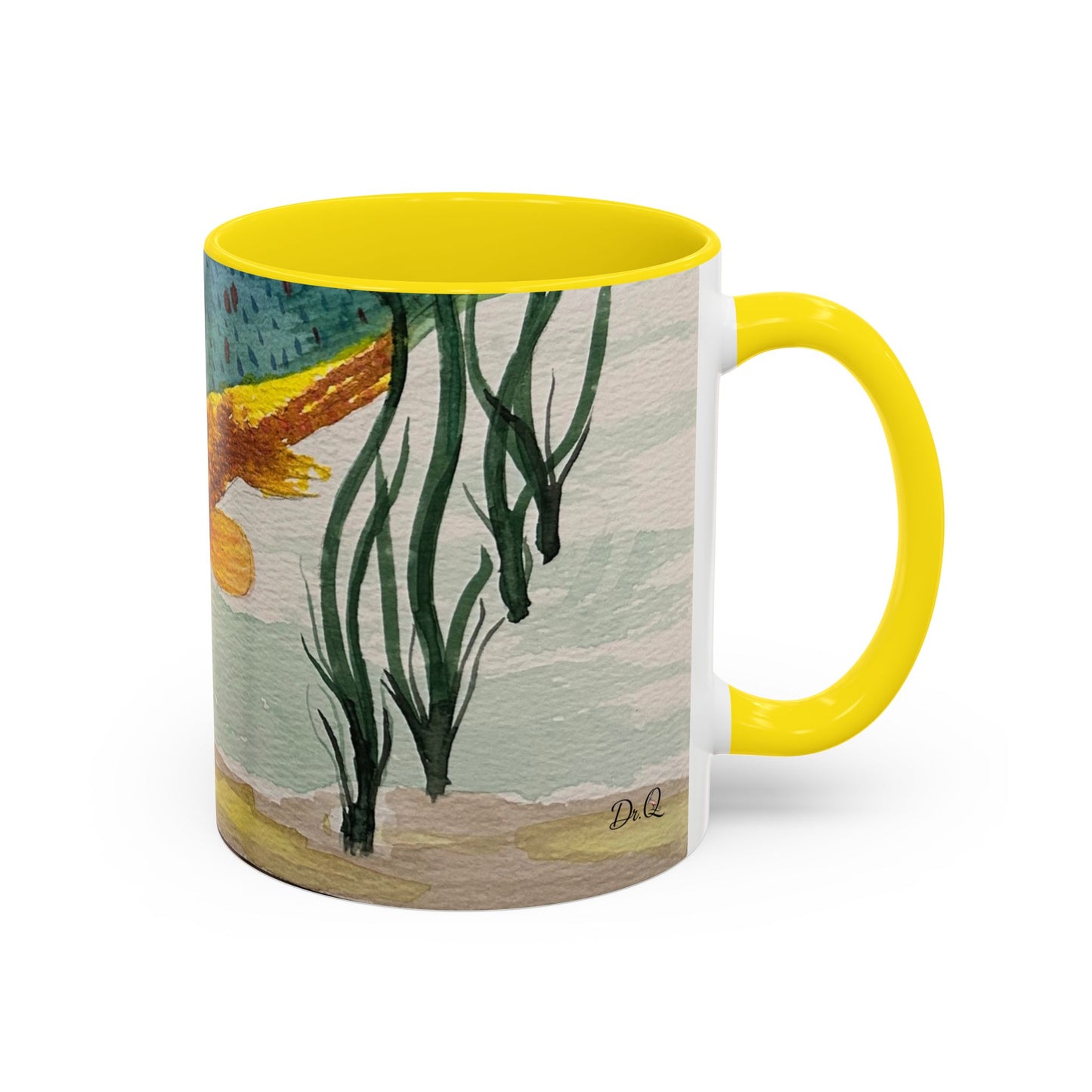 Texas Sunfish Accent Coffee Mug — Fishing Lake Lover Gift