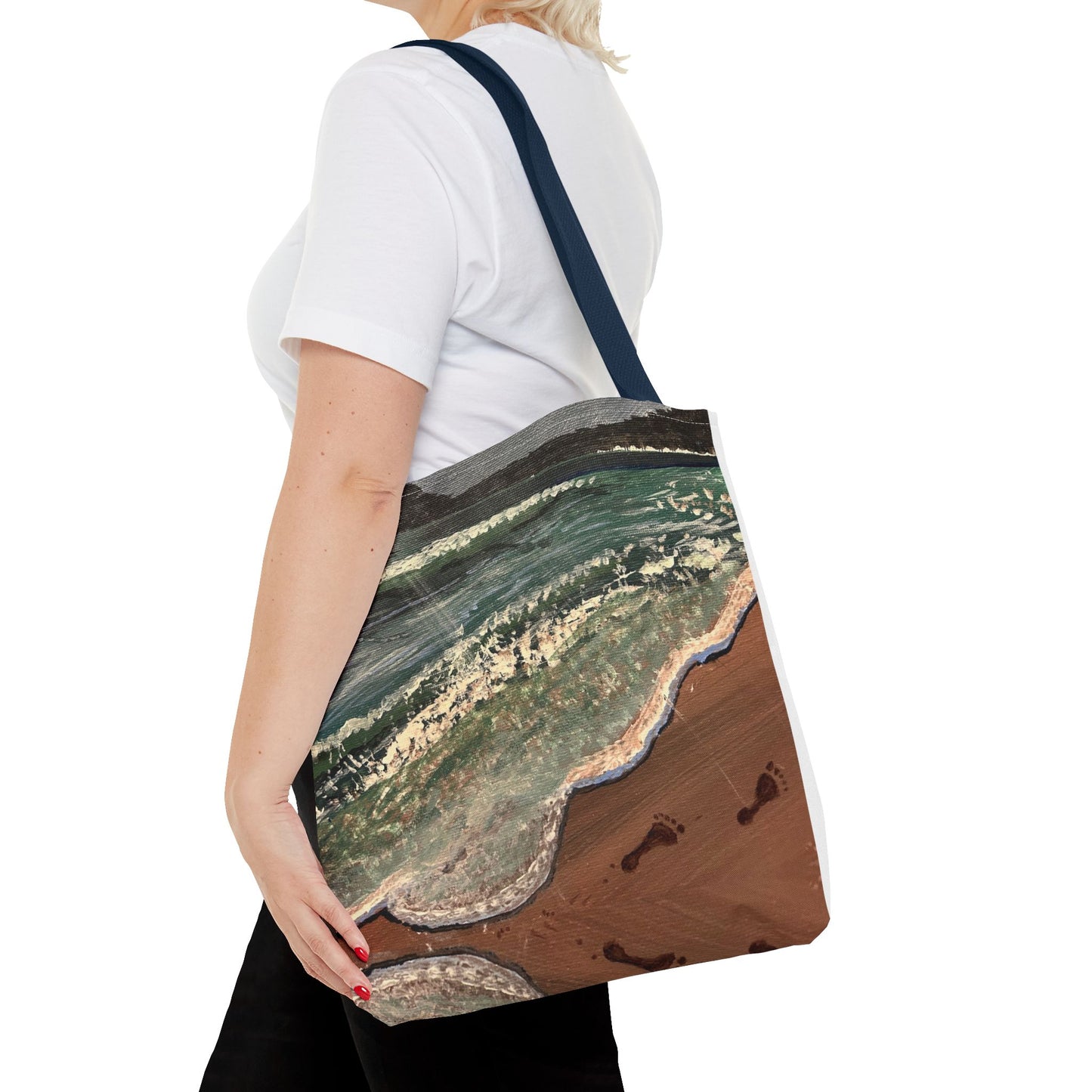 Walk on the Beach Tote Bag (AOP)