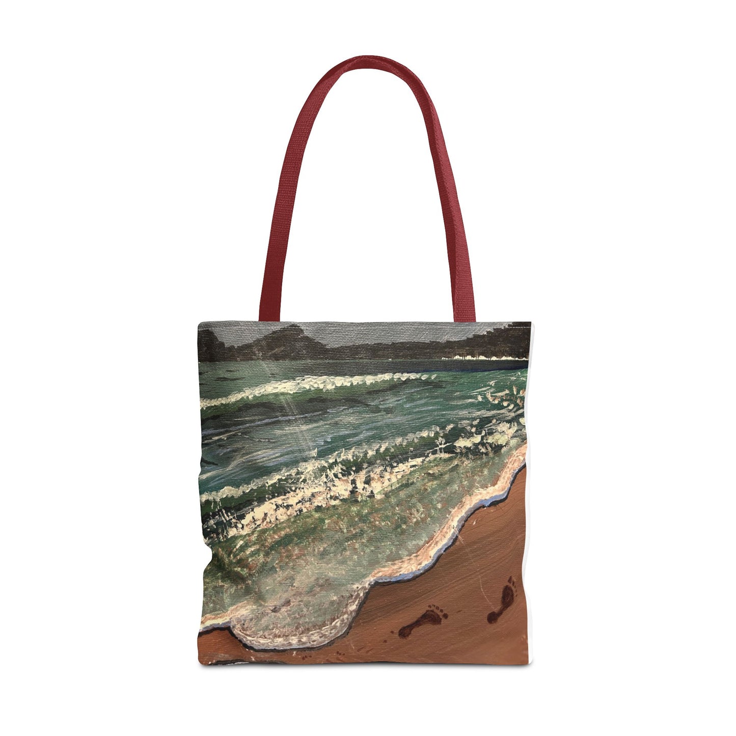 Walk on the Beach Tote Bag (AOP)