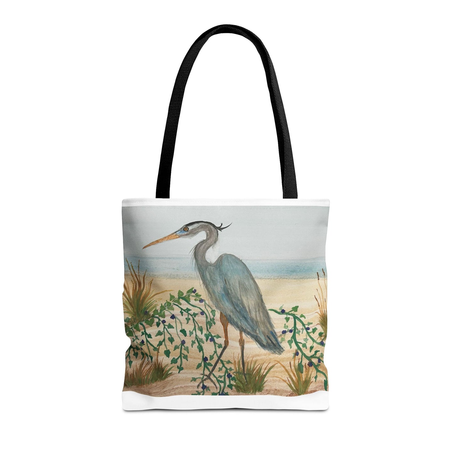 Blue Heron Juvenile Tote Bag (AOP)