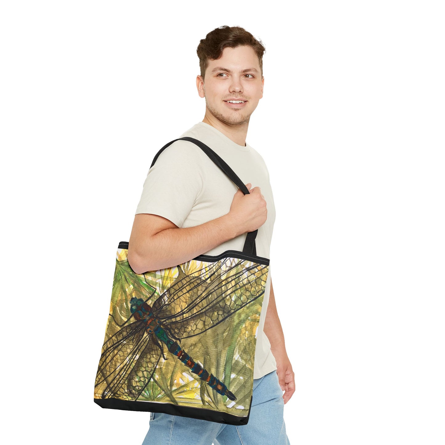 "Male Blue-Eyed Darner" of West & North Texas Tote Bag