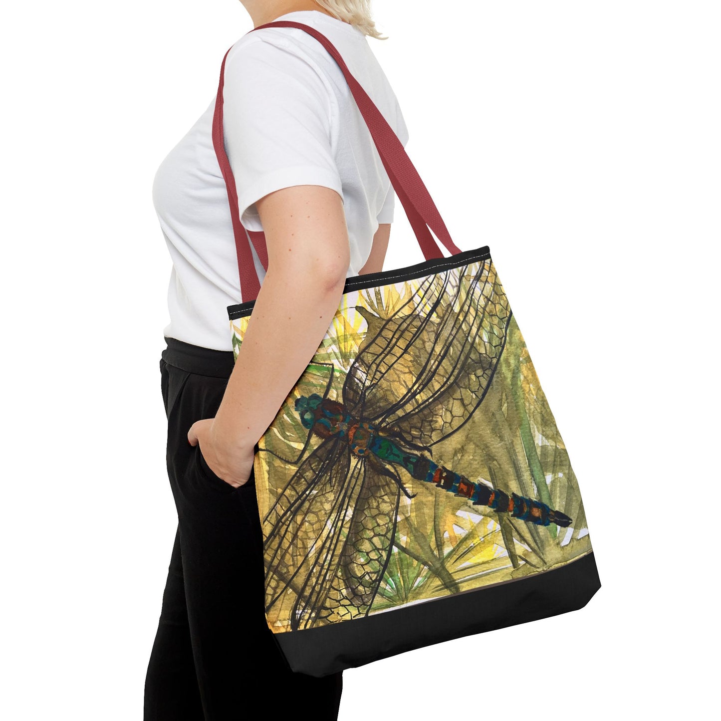 "Male Blue-Eyed Darner" of West & North Texas Tote Bag