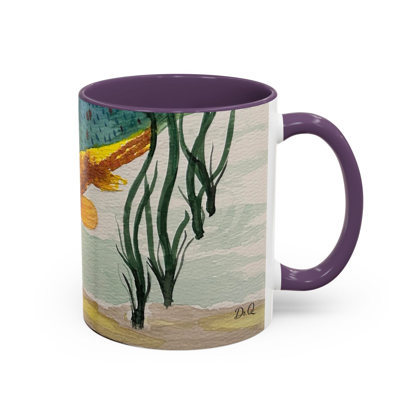 Texas Sunfish Accent Coffee Mug — Fishing Lake Lover Gift