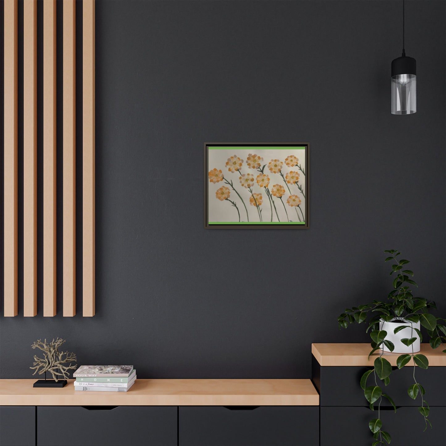 Matte Canvas, Framed (Multi-color)