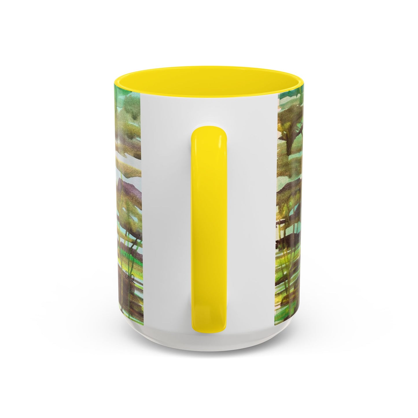 Blue Crab Under the Sea Accent Coffee Mug — Nautical Ocean Ceramic Mug (11/15oz)