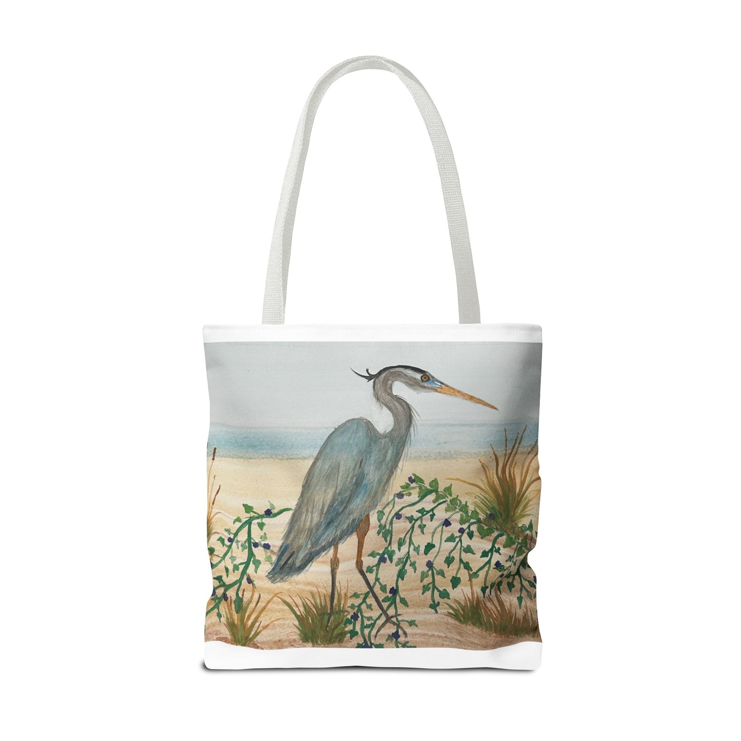 Blue Heron Juvenile Tote Bag (AOP)