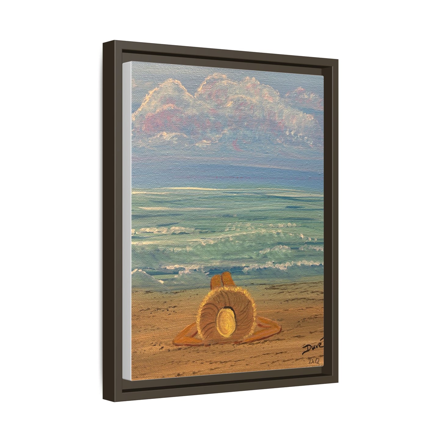 Canvas Print - 'Golden Rays' Beach Print