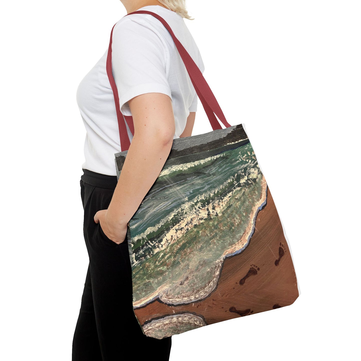 Walk on the Beach Tote Bag (AOP)