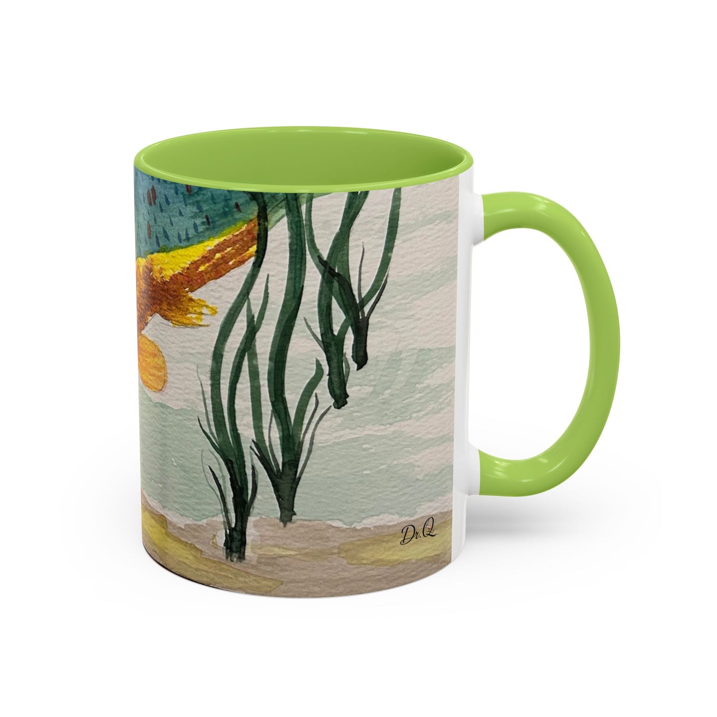 Texas Sunfish Accent Coffee Mug — Fishing Lake Lover Gift