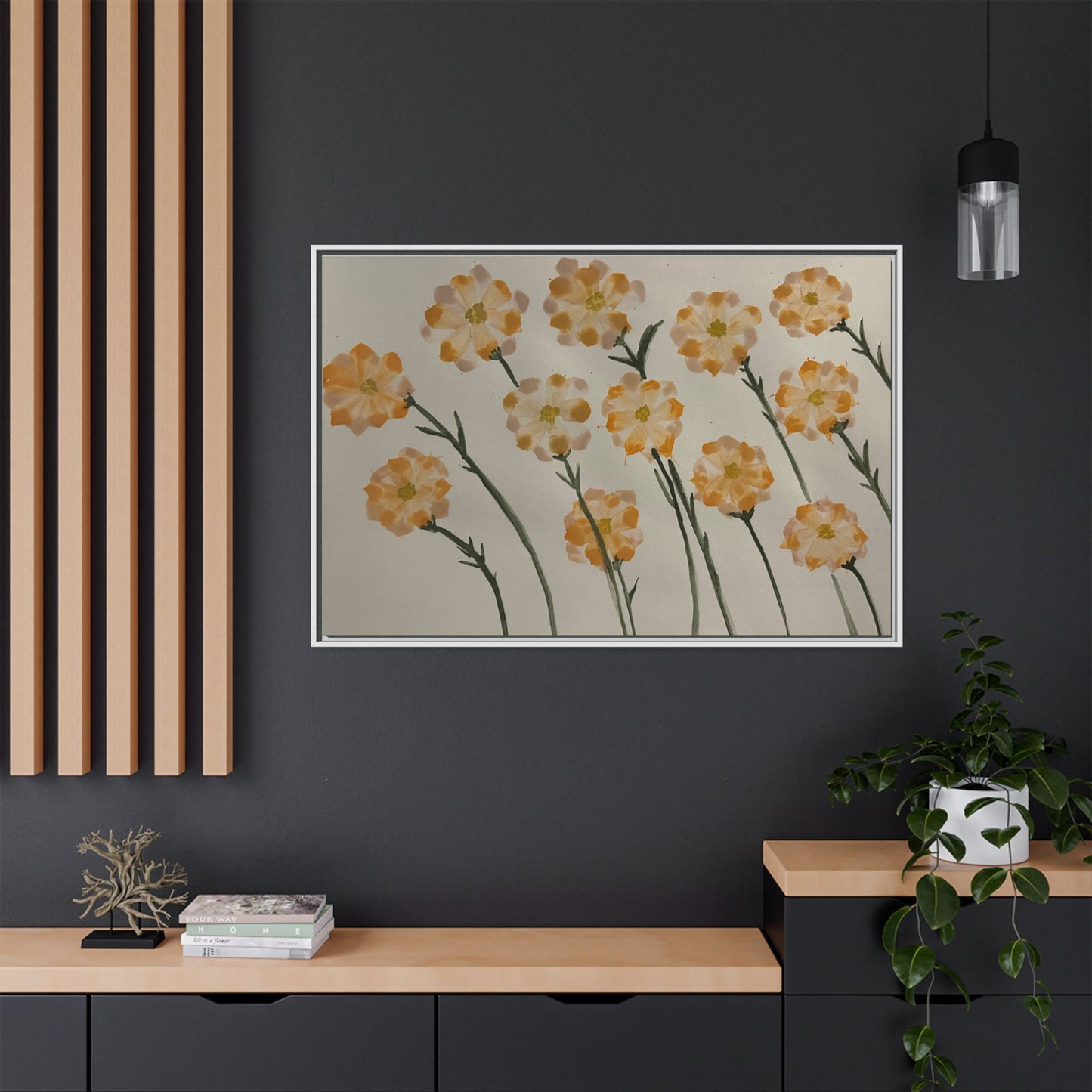 Matte Canvas, Framed (Multi-color)