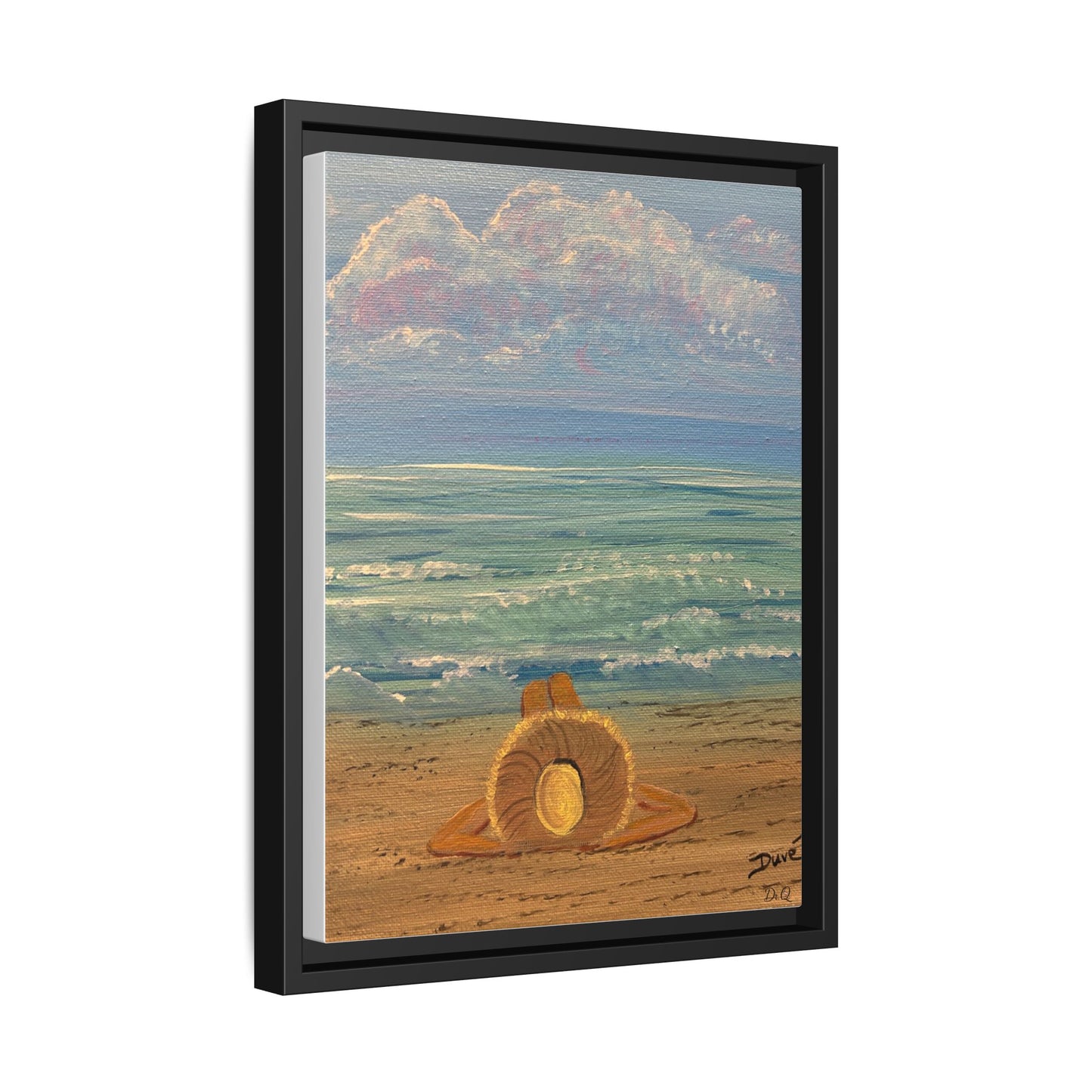 Canvas Print - 'Golden Rays' Beach Print