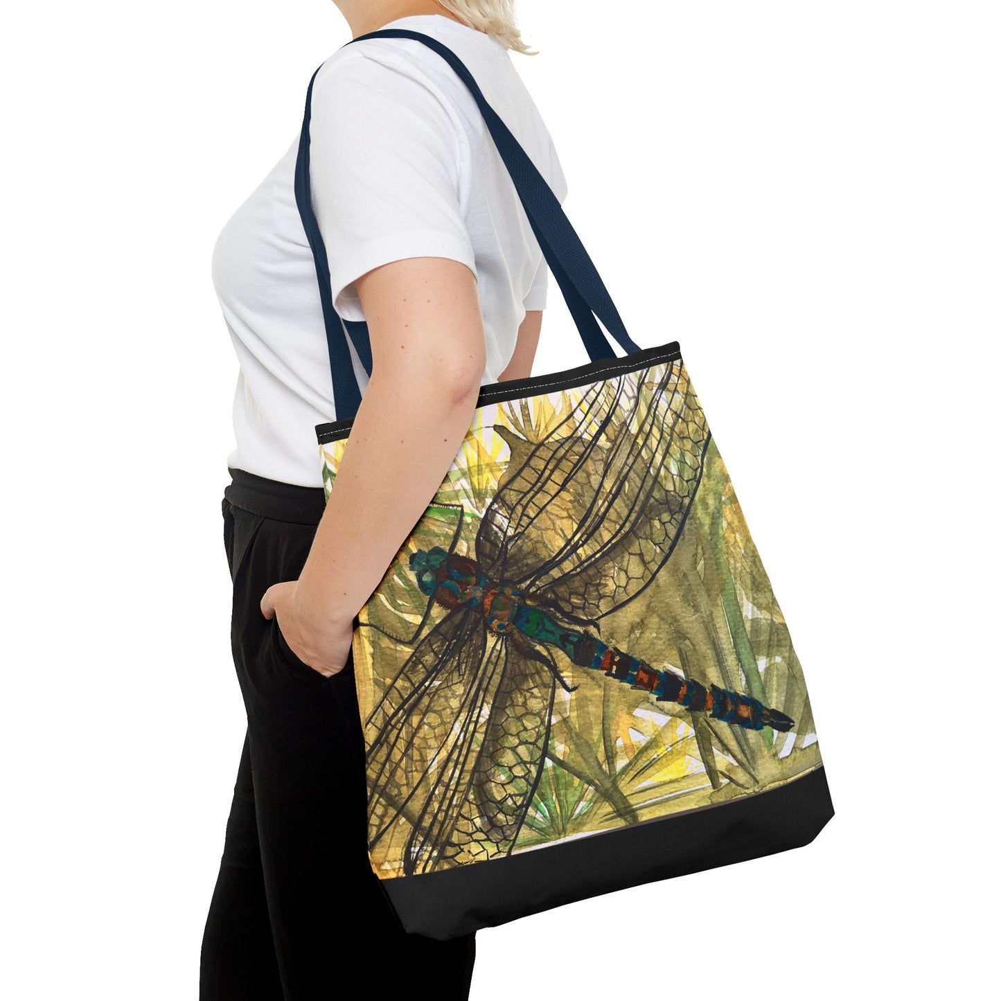 "Male Blue-Eyed Darner" of West & North Texas Tote Bag