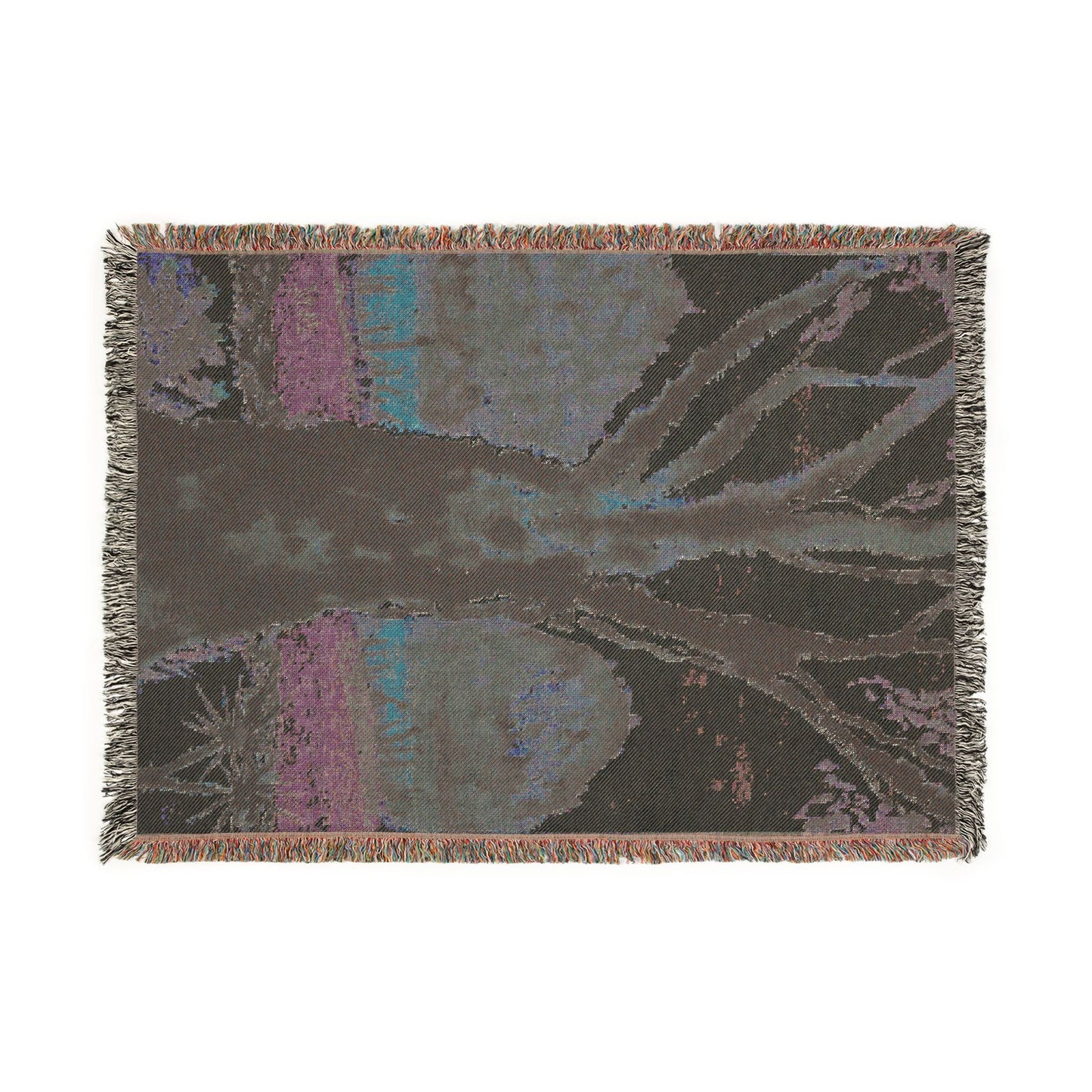 Scenic Tree Landscape Throw Blanket by Dr. Q
