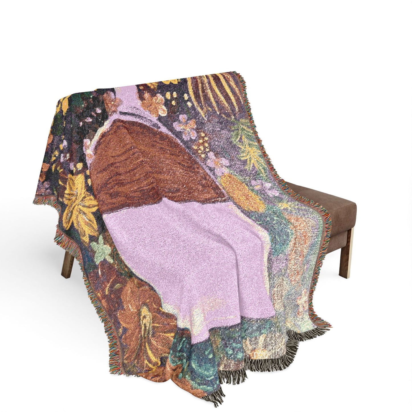 Glass of Red by Dr. Q - Woven Blanket