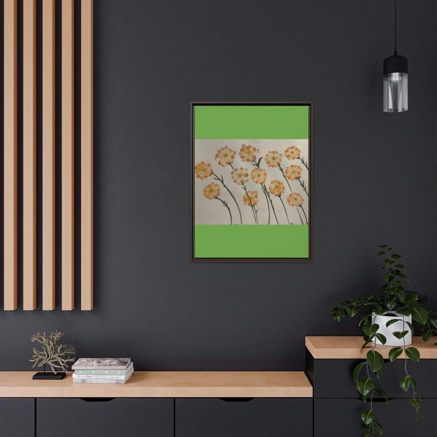 Matte Canvas, Framed (Multi-color)