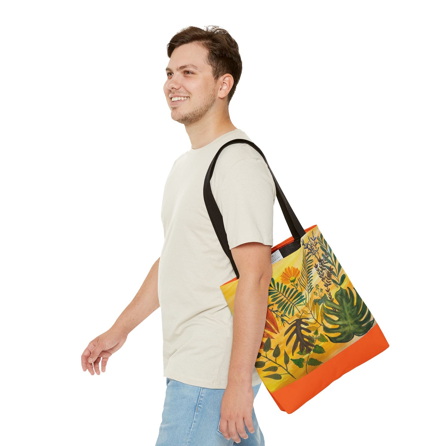 "Tropical Botanicals & Herbs" Tote Bag (AOP)