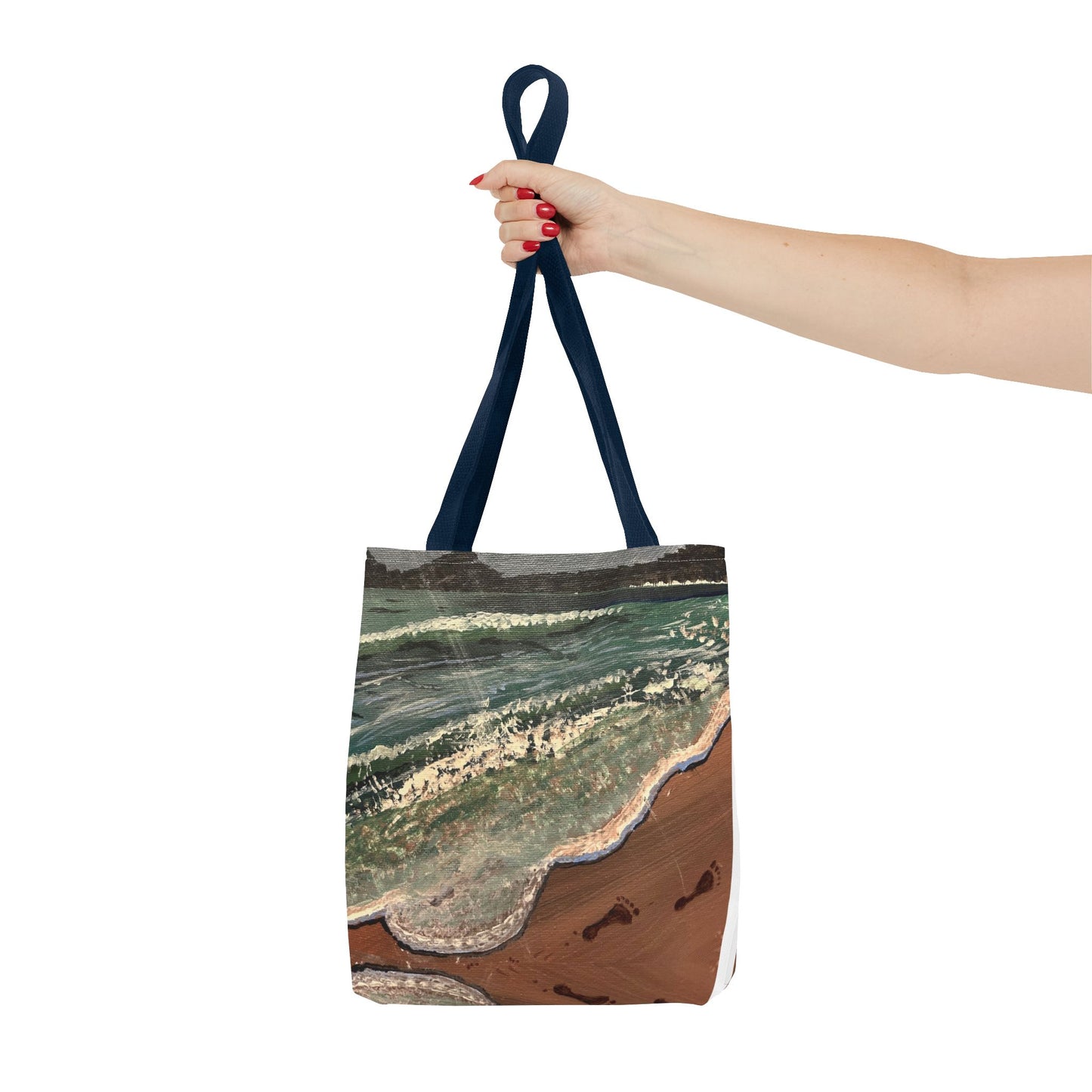 Walk on the Beach Tote Bag (AOP)