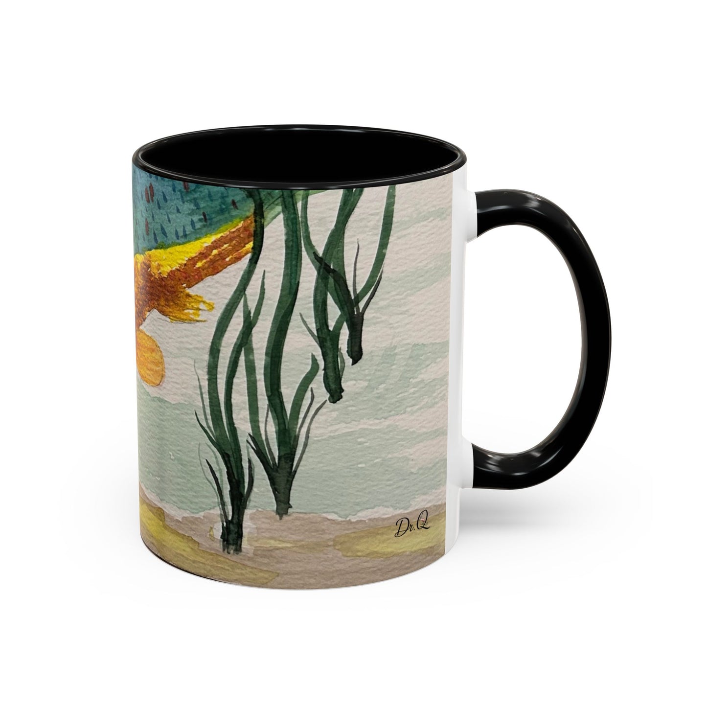 Texas Sunfish Accent Coffee Mug — Fishing Lake Lover Gift
