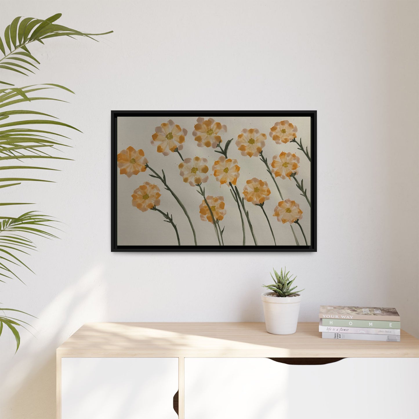 Matte Canvas, Framed (Multi-color)