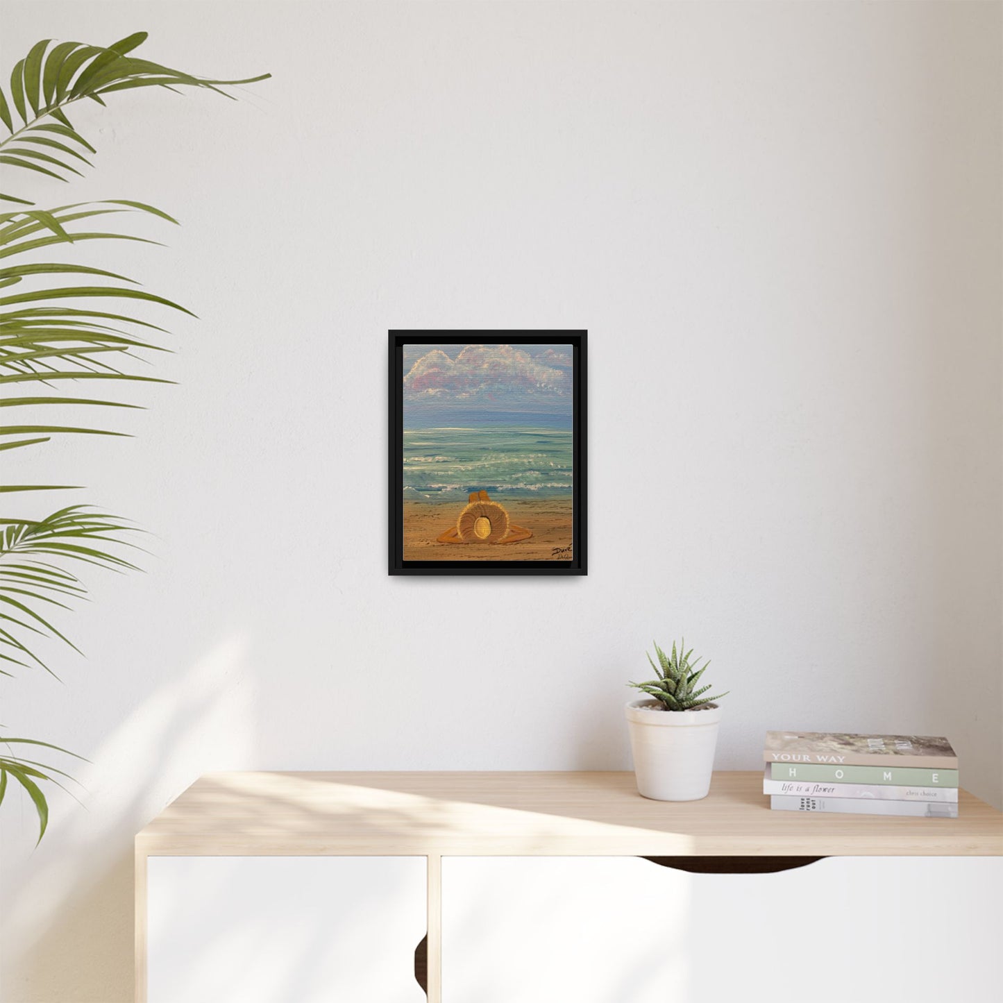 Canvas Print - 'Golden Rays' Beach Print