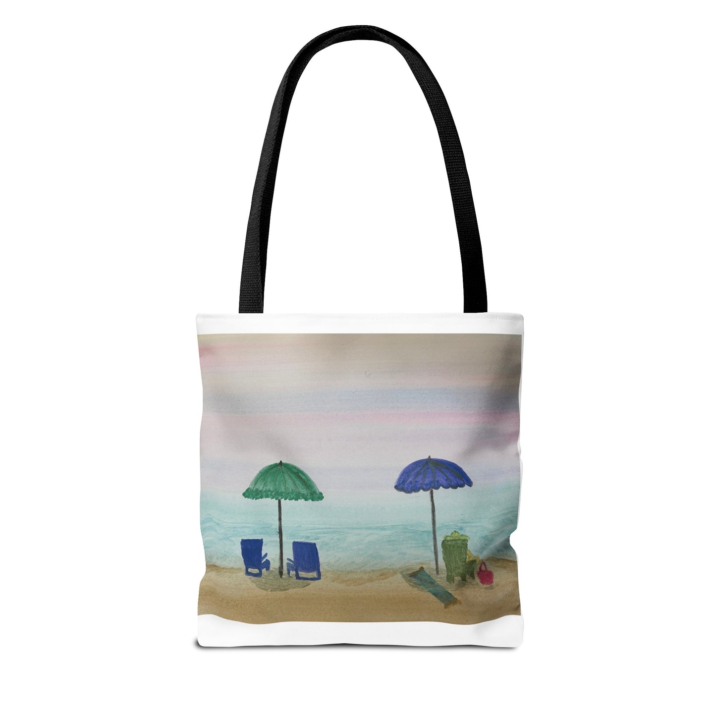 Beach Umbrellas Tote Bag (AOP)