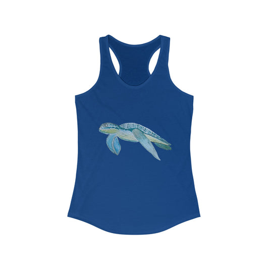 Sea Turtle Women's Ideal Racerback Tank