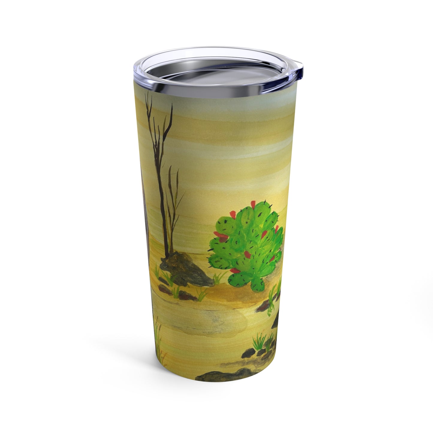 Barn Owl Watercolor Tumbler 20oz