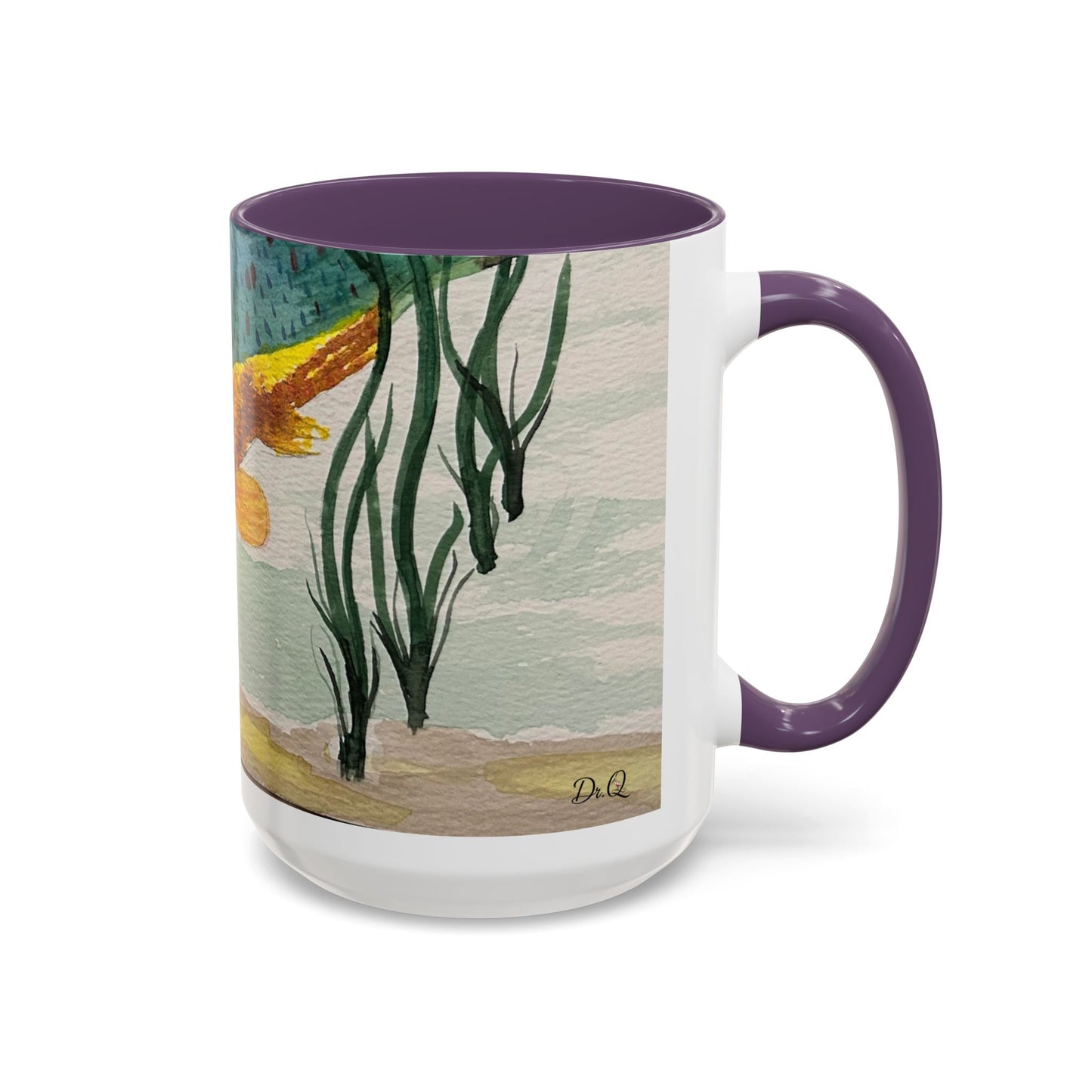 Texas Sunfish Accent Coffee Mug — Fishing Lake Lover Gift