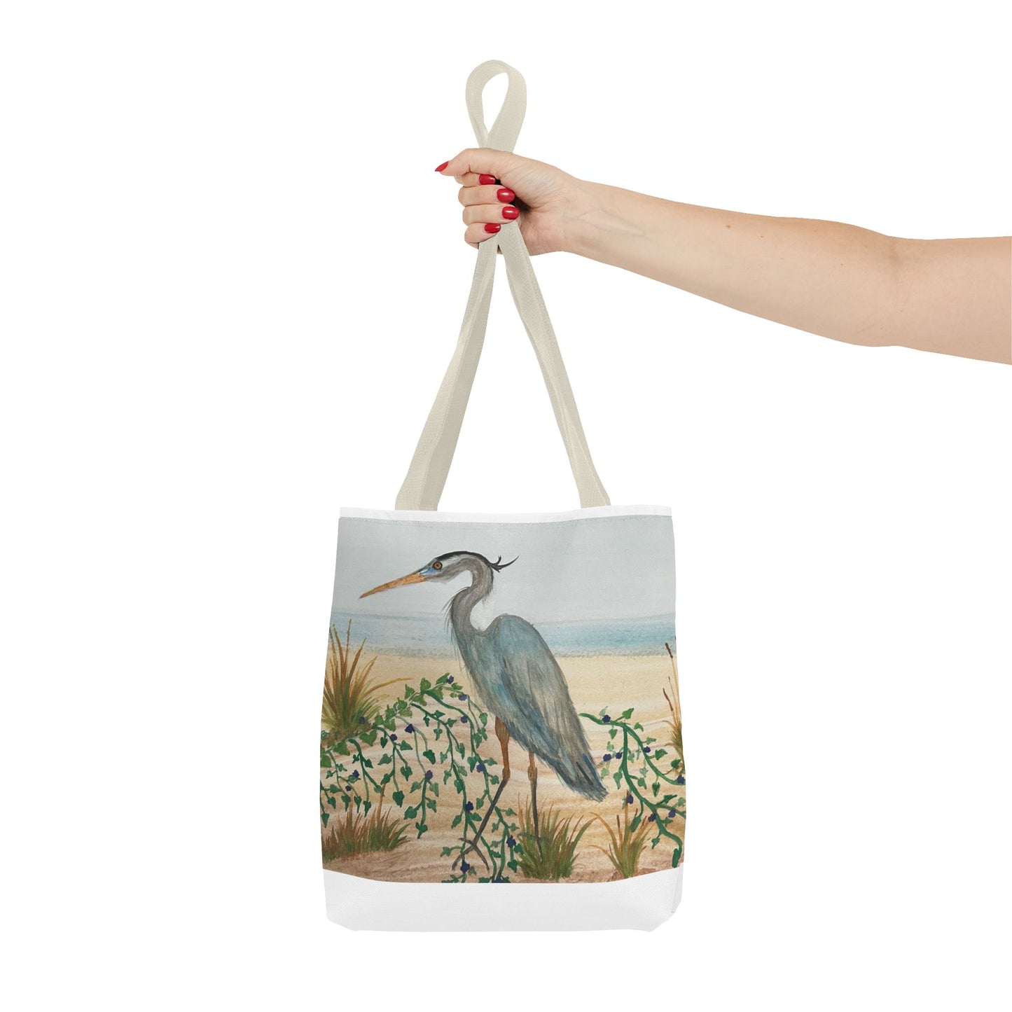 Blue Heron Juvenile Tote Bag (AOP)