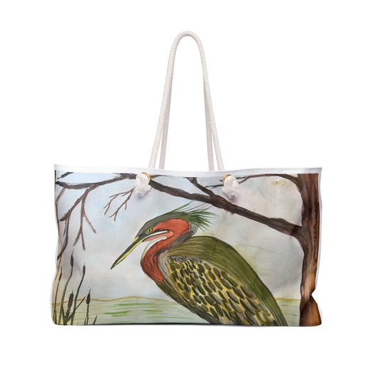 Green Heron Weekender Bag