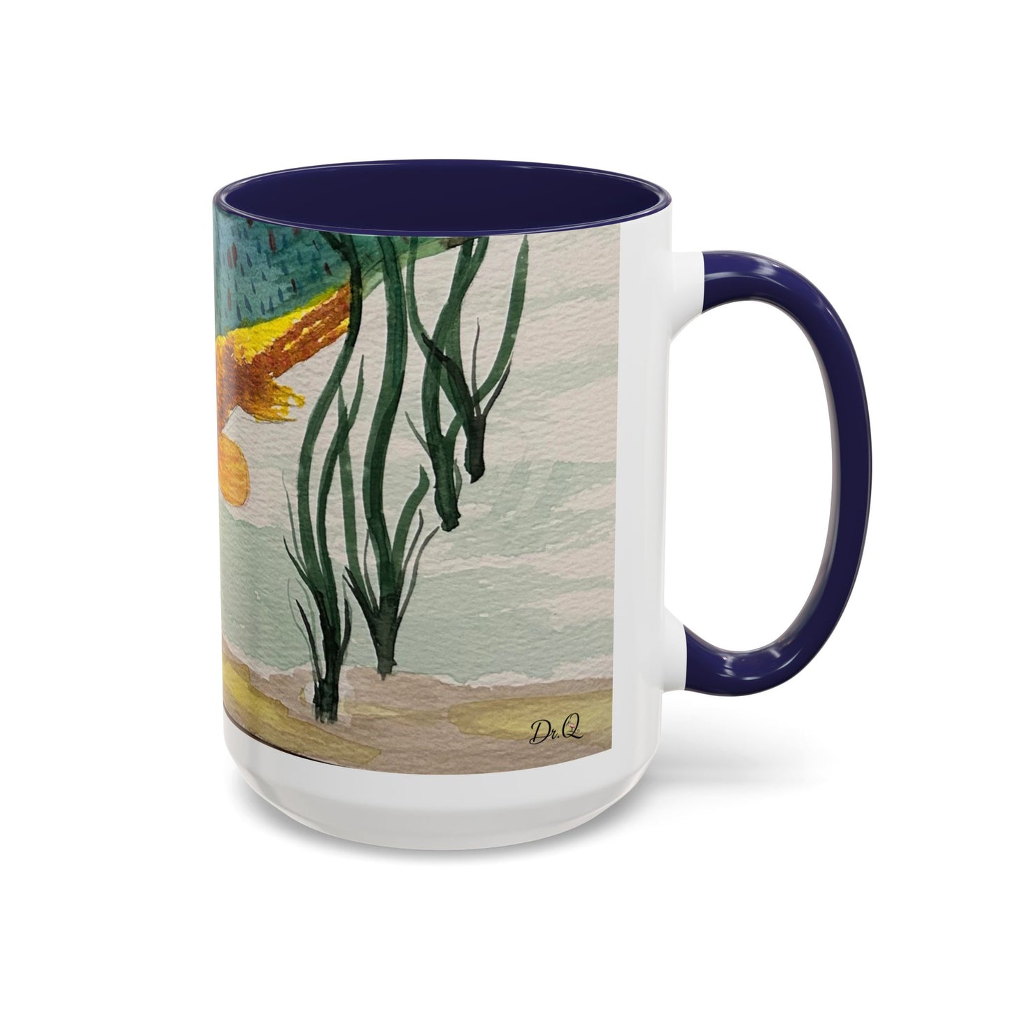 Texas Sunfish Accent Coffee Mug — Fishing Lake Lover Gift