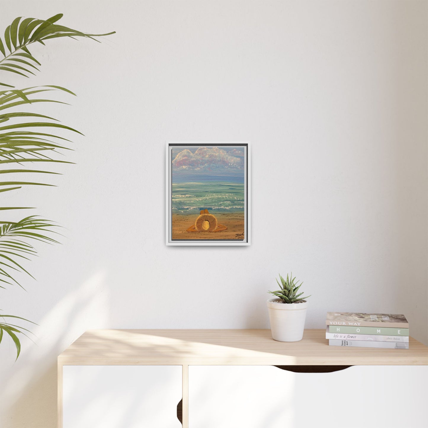 Canvas Print - 'Golden Rays' Beach Print