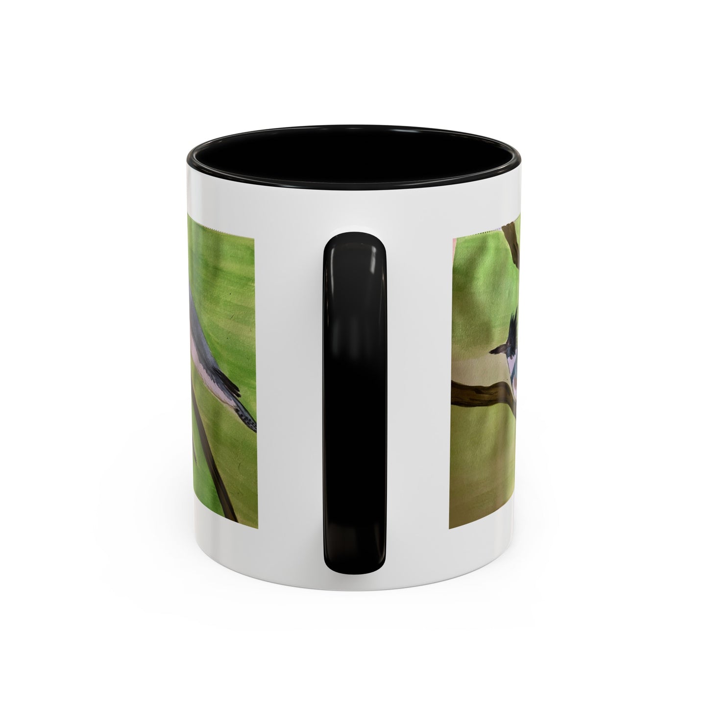 Belted King Fisher Accent Coffee Mug (11, 15oz)