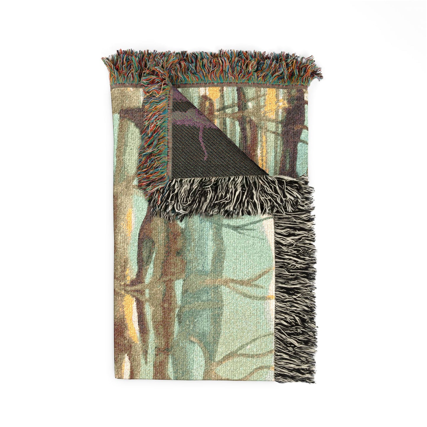 Blue Crab Coastal Woven Blanket – Nautical Beach Throw for Ocean Lovers