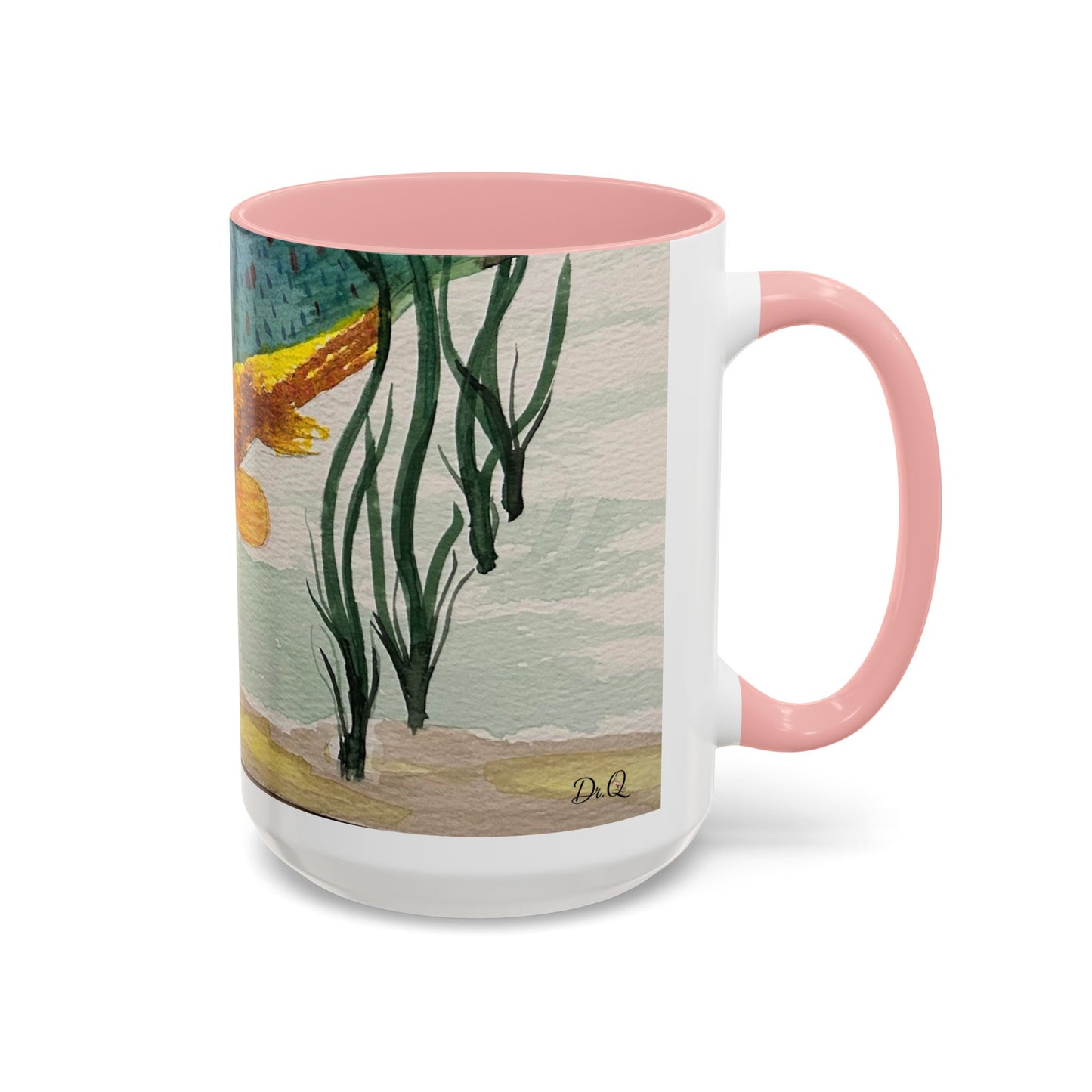 Texas Sunfish Accent Coffee Mug — Fishing Lake Lover Gift