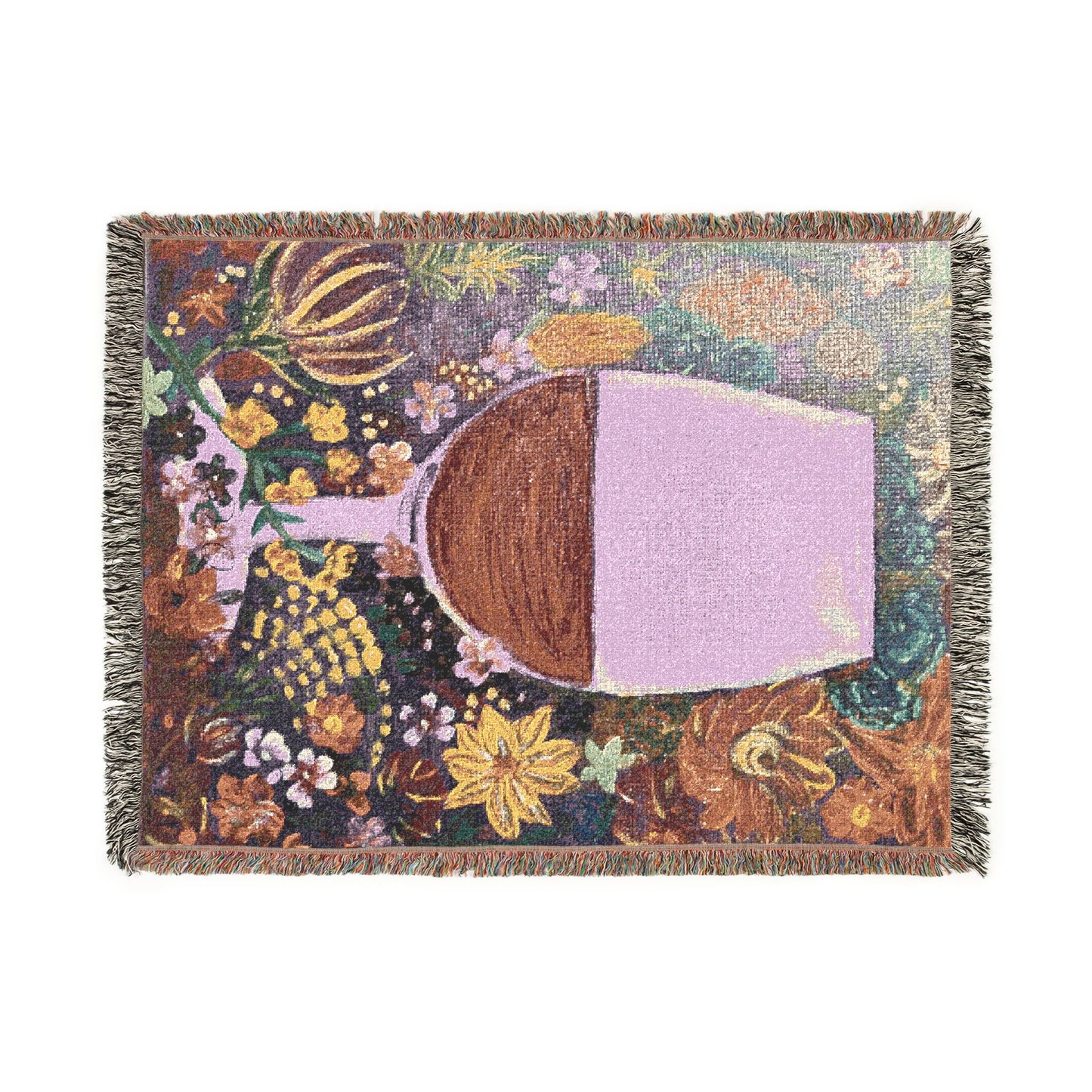 Glass of Red by Dr. Q - Woven Blanket