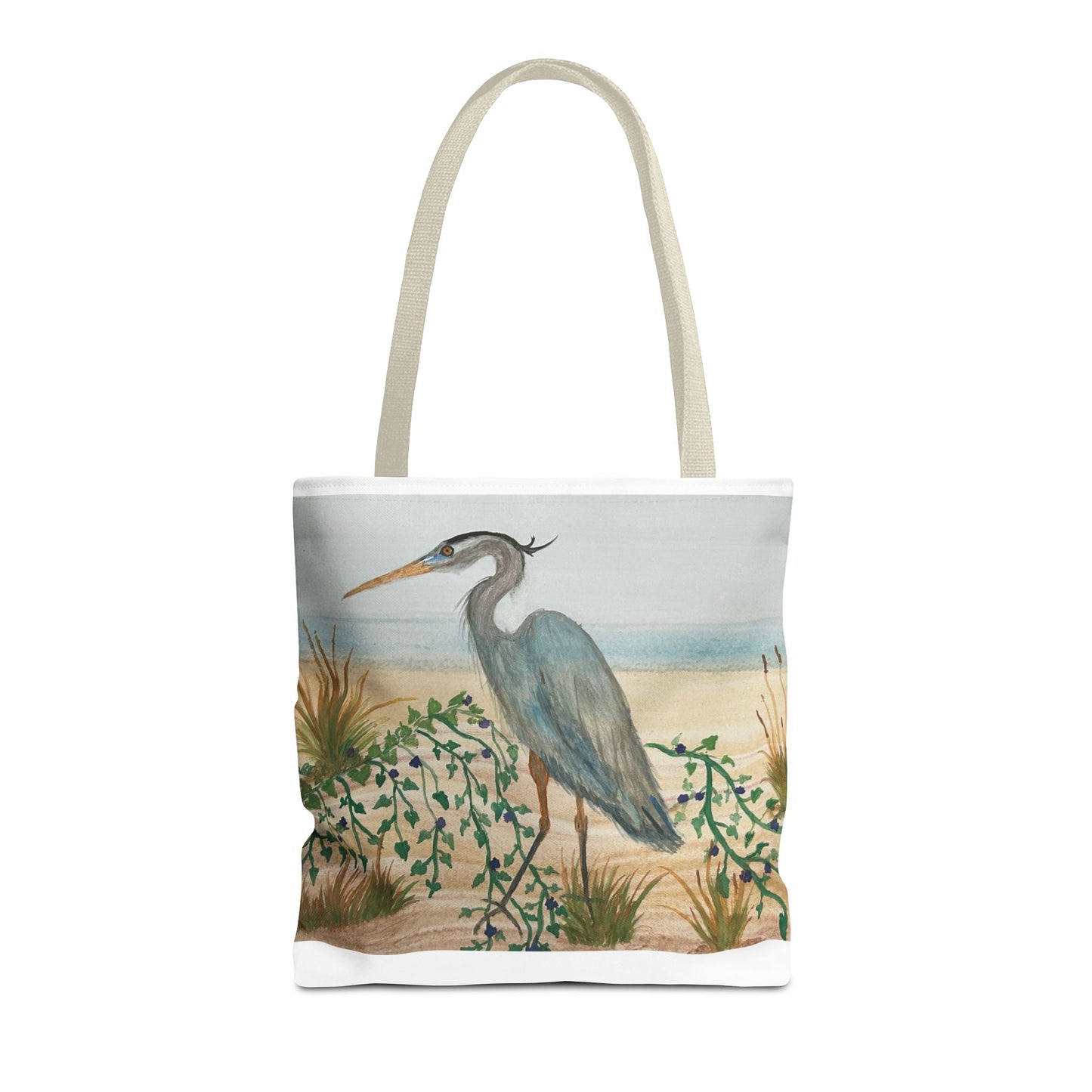 Blue Heron Juvenile Tote Bag (AOP)