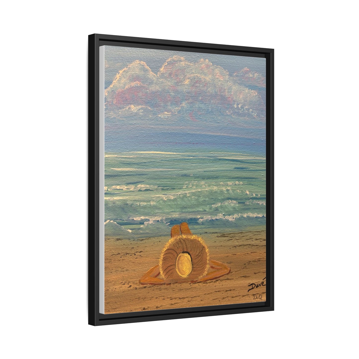 Canvas Print - 'Golden Rays' Beach Print
