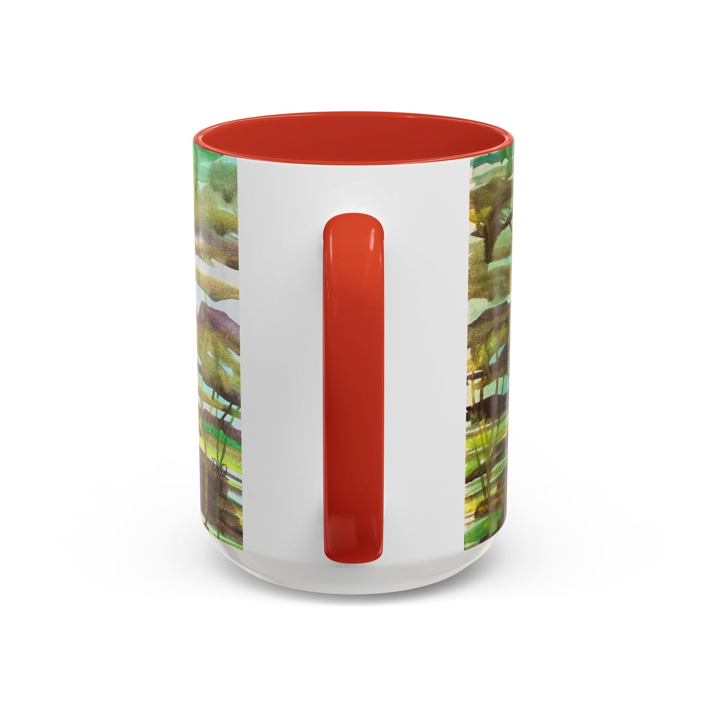 Blue Crab Under the Sea Accent Coffee Mug — Nautical Ocean Ceramic Mug (11/15oz)