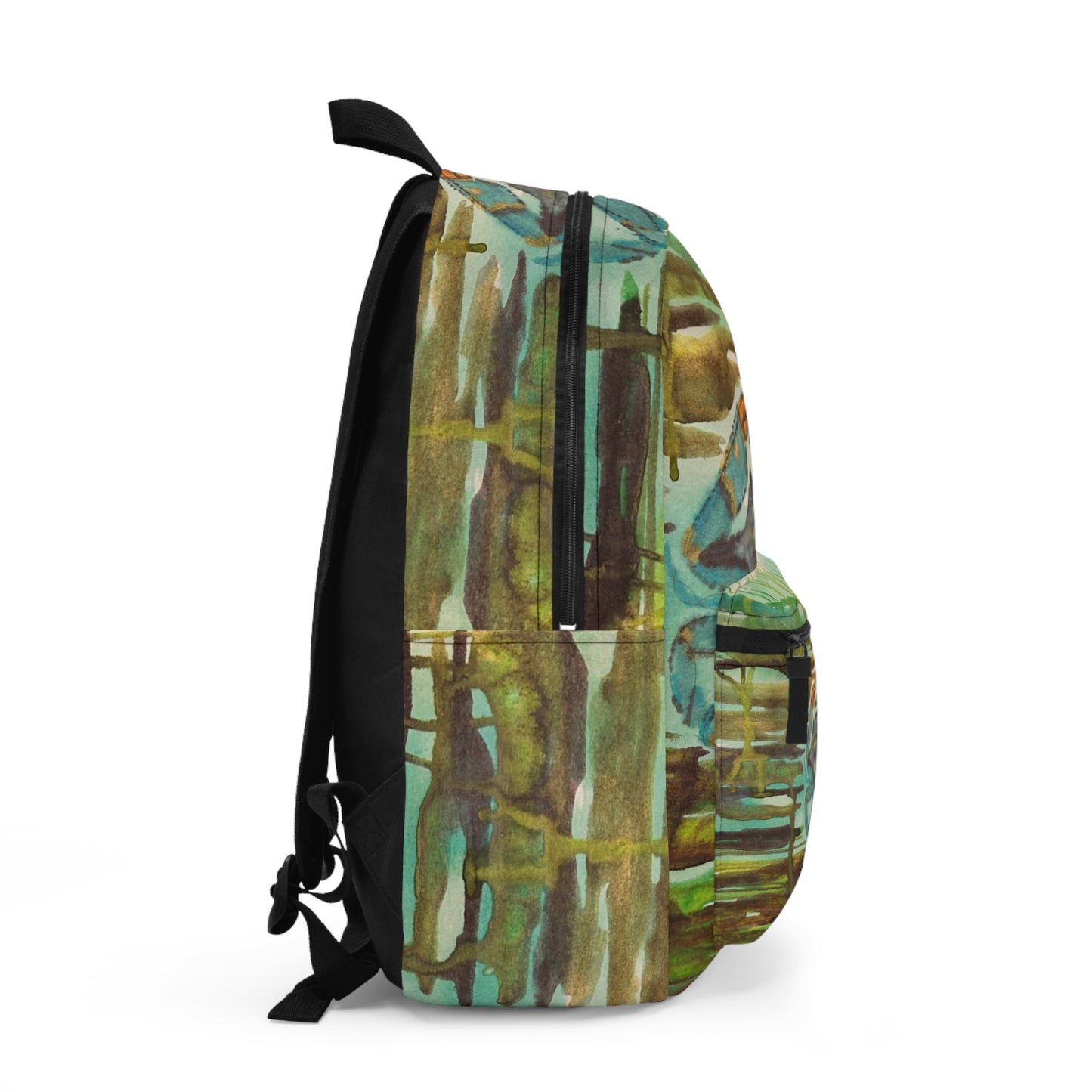 Blue Crab Marshwater Backpack — Coastal Nature Print